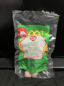 Schweetheart The Orangutan SEALED 2000 McDonald's Ty Teenie Beanie Baby #12 - Bild 1 von 2