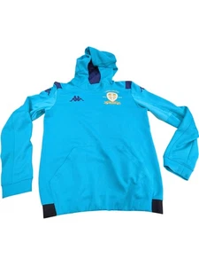 Kappa Leeds United Hoodie Blue Long Sleeve Graphic Print Size 13-14 - Picture 1 of 11