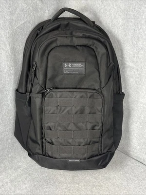 Mochila Under Armour Guardian Storm para hombre negra azabache UA - USADA EN EXCELENTE ESTADO Foto 1 de 4