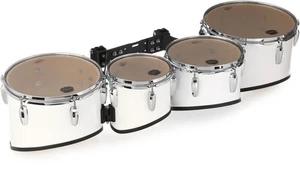 Mapex Qualifier Marching Tenor Drum Quad - 8/10/12/13-inch - Gloss White - Picture 1 of 7