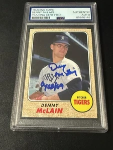 Denny McLain autograph signed 2013 Topps baseball card PSA Detroit Tigers - Picture 1 of 2