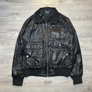 Chaqueta Dolce Gabanna Talla L Negra Vintage - Imagen 1 de 10