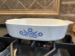 Vintage Corning Ware Cornflower Blue 12 Inch Casserole Dish-NO Lid - Picture 1 of 6