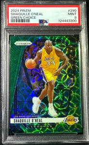 🔥2024-25 Panini Prizm Shaquille O'Neal #290 Choice Green /8🔥 - Bild 1 von 3