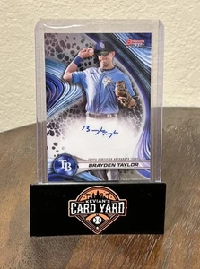 2024 Bowmans Best Brayden Taylor Auto Tampa Bay Rays #B24-BT - Picture 1 of 2