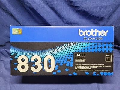 Tóner Brother TN830 1.200 páginas rendimiento - negro nuevo, sellado de fábrica Foto 1 de 3