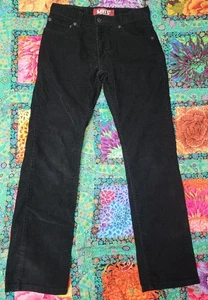 Levi's 511 Skinny Corduroy Black Jeans 27 X 27 Size 14 Reg Youth Levi Strauss - Picture 1 of 9