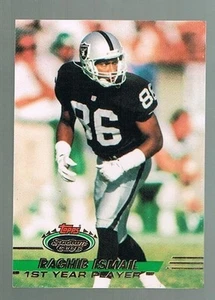 RAGHIB ISMAIL #532 RC Raiders / notre Dame 1993 Stadium club High Number - Picture 1 of 1