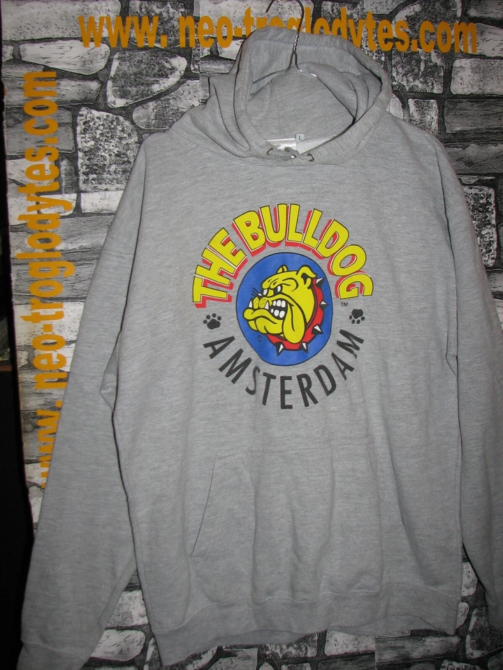 Vintage Bulldog Amsterdam 80 felpa sweater  cotton jersey shirt trikot maillot - Imagen 1 de 1