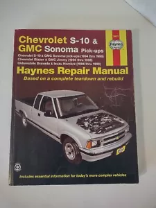 Repair Manual Haynes 24071 Chevrolet S-10 & GMC Sonoma Pick-ups - Picture 1 of 11