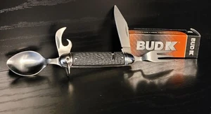 BUD K CAMPING POCKET KNIFE CUTLERY ITEMS KB 697 NEW - Picture 1 of 4