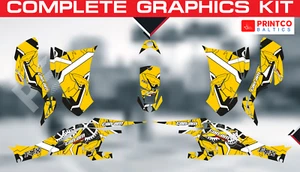 Can-am DS 450 DS450 complete graphics kit 21 mil - Picture 1 of 9