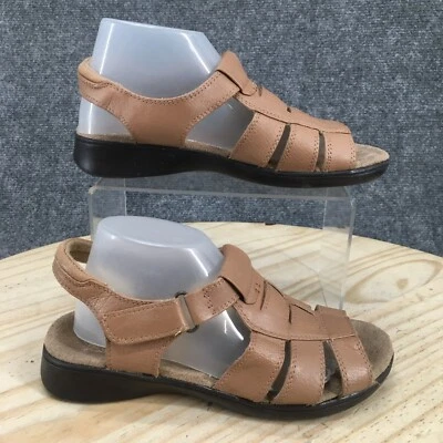 Sandalias Dr Scholls para mujer 5 M con tiras de cuero beige informales punta abierta Foto 1 de 4