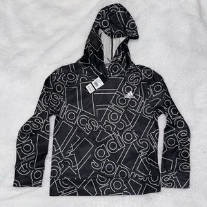 adidas Hoodie Boys Small 8 Black AA0755 New - Picture 1 of 9