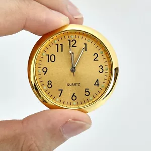 Analog Watch Luminous Quartz Stick-On Clock For Car Boat Bike Pocket - Picture 1 of 15