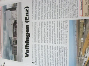  Bahnhof mit Gleisplan N Vaihingen Enz Baden Württemberg 2S - Bild 1 von 2