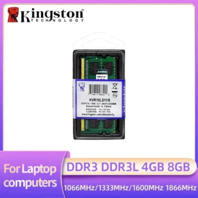 Kingston Laptop Ram DDR3L DDR3 8GB 4GB 1066Mhz 1333Mhz 1600Mhz 1866Mhz SO-DIMM P - Immagine 1 di 4