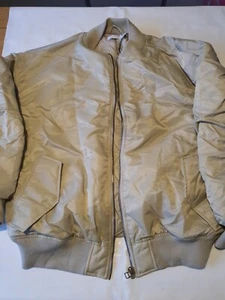 Asos Edition Ladies Oversized Bomber Jacket Uk6 Beige - Picture 1 of 9