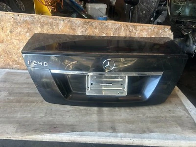 MERCEDES BENZ C250 C300 C350 W204 OEM 08-14 REAR TRUNK LID SHELL COVER BLACK - Image 1 of 4