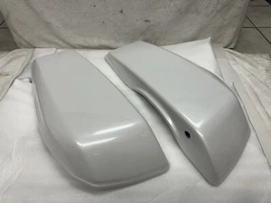 OEM HARLEY DAVIDSON WHITE ONYX PEARL 2024 CVO ST ROAD GLIDE SADDLEBAG LIDS NTO - Picture 1 of 12