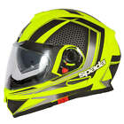 Spada RP-One Renegade Full Face Motorcycle Motorbike Helmet Yellow / Black