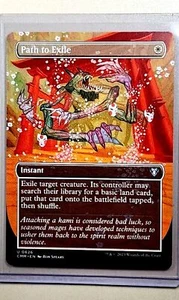 2023 MTG Magic the Gathering Commander Masters Borderless #626 Path to Exile CMM - Picture 1 of 3