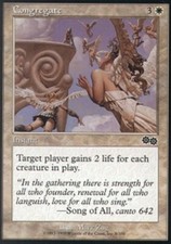 Korean Congregate ~ Lightly Played Urza's Saga Foreign MTG Magic UltimateMTG Whi