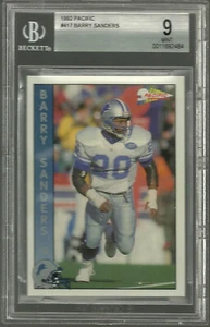 BARRY SANDERS 1992 PACIFIC #417 BGS 9 MINT  - Picture 1 of 1