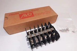 Bloque terminal de cortocircuito STATES AVO FM-25106-G 30A 6 posiciones 25106-G - Imagen 1 de 6