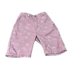 Zara Boys Shorts Size 8 Sharks Skateboards Palm Trees Adjustable Waist Pockets - Picture 1 of 7