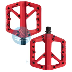 NUEVO SELLO CRANKBROTHERS 1 PEDALES PLANOS GRANDES DE BICICLETA DE MONTAÑA ROJO - Imagen 1 de 1