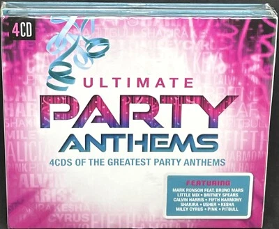 ULTIMATE PARTY ANTHEMS - VARIOUS ARTISTS, 4X CD ALBUM, (2018), NEW & SEALED. - Image 1 of 4