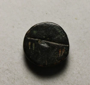 Rare Original Ancient exagium coin weight marked artifact intact 2-3 Century AD - Picture 1 of 12