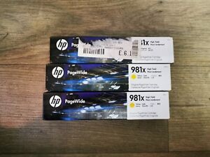 Cartouche toner ink HP 981X L0R10A L0R11A Pagewide 981 MHD 2022 2023