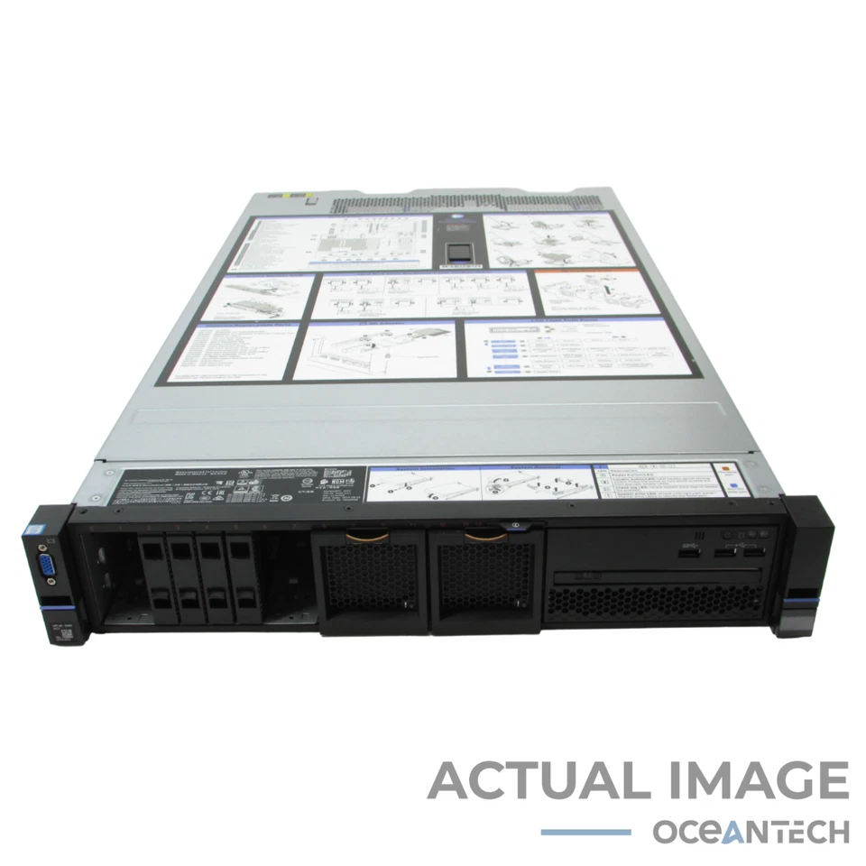Lenovo System X3650 M5 5462-AC1 2x Xeon E5-2650v3 64GB RAM 2x 750W No Drives - Image 1 of 4