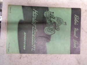 Used 1957 Sportster Riders Handbook Harley Davidson 99466-57 - Picture 1 of 3