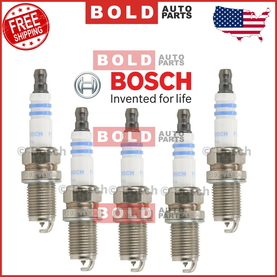 5 X Bujías 6730 Bosch Platinum para Volvo 850 C70 S60 S70 S80 V70 XC70 XC90 Foto 1 de 4