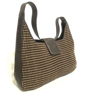 The Sak Kendra Bag Purse Handbag Brown Leather Suede 12" Boho Hobo --RARE STYLE - Picture 1 of 11