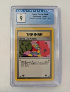 CGC 9 MINT Goop Gas Attack 1. Edition Team Rocket 78/82 Pokemon 2000 - Bild 1 von 2