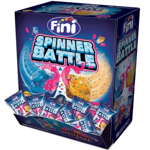 Fini Bubble Gum Spinner Battle mit flüssigen Kern 1000g Display - Picture 1 of 1
