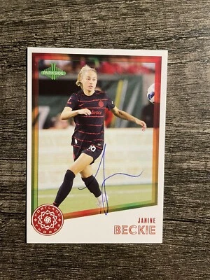 2023 Parkside NWSL Vol 1 Janine Beckie Signed Card #68 Thorns Auto - Image 1 of 2