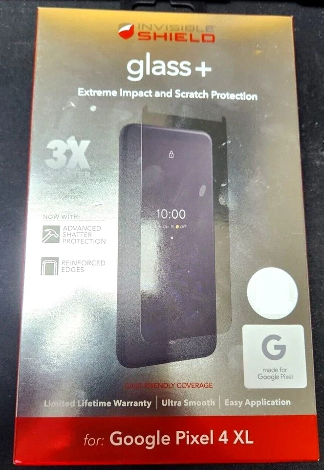 Protector de pantalla de vidrio templado Zagg+ o Elite para Google Pixel 4 XL transparente Foto 1 de 1