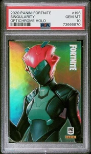2020 Panini Fortnite Series 2 USA Singularity #196 PSA 10 Optichrome Holo US - Picture 1 of 2