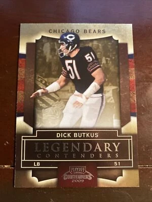 2009 Playoff Contenders Legendary Dick Butkus #26 HOF - Image 1 of 2