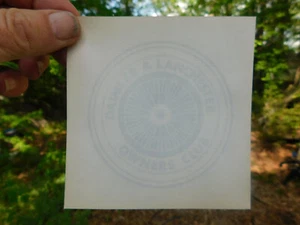 NUEVO DLOC SP250 Original Daimler Lanchester Club de Propietarios Calcomanía Emblema 3.5" - Imagen 1 de 2