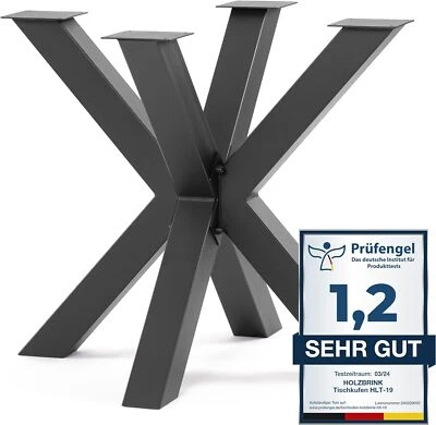 HOLZBRINK Tischgestell Spider | Massive Tischkufen/Tischbeine Metall - Bild 1 von 4