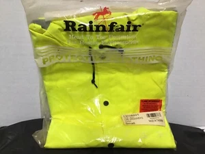 Chaqueta trazadora de ropa protectora vintage Rainfair FRC reflectante Hi Vis - Imagen 1 de 6