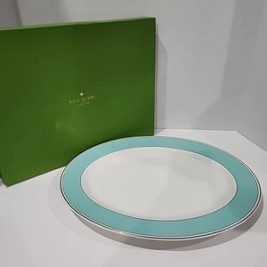 Plato turquesa Kate Spade LENOX Sadie Street 16 pulgadas - Imagen 1 de 9