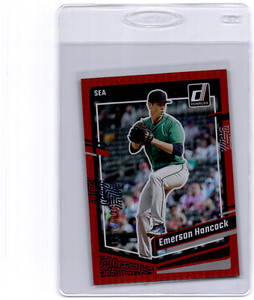 2023 Donruss #144 Emerson Hancock Seattle Mariners