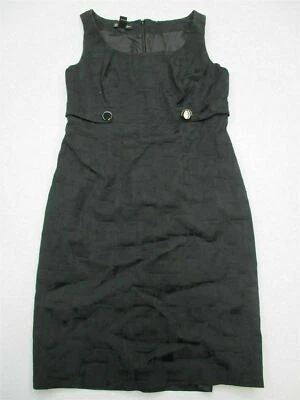 Vestido justo INC INTERNATIONAL CONCEPT feminino tamanho 8 sem mangas preto - Imagem 1 de 4